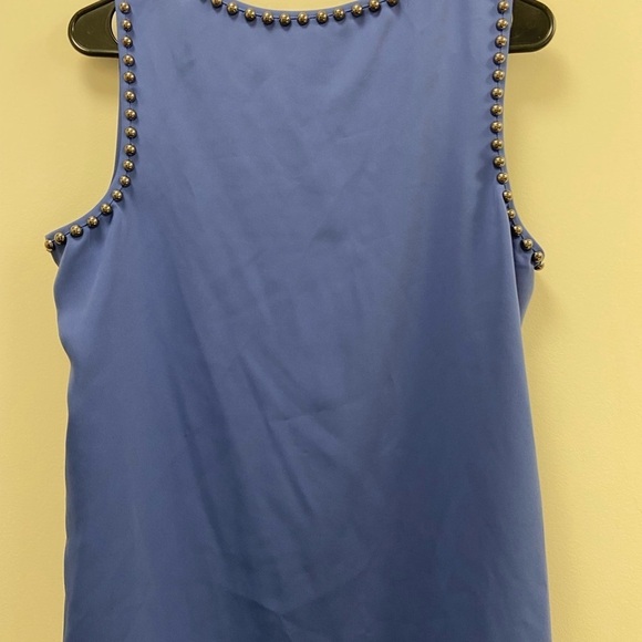 Alfani petite women’s studded blue tank size 10petite - Picture 6 of 7